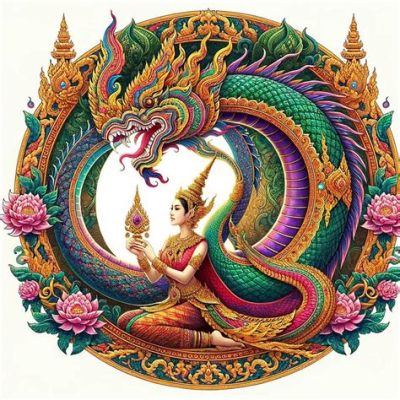  The Floral Serpent:  A Thai Tale of Transformation and Forbidden Desire!